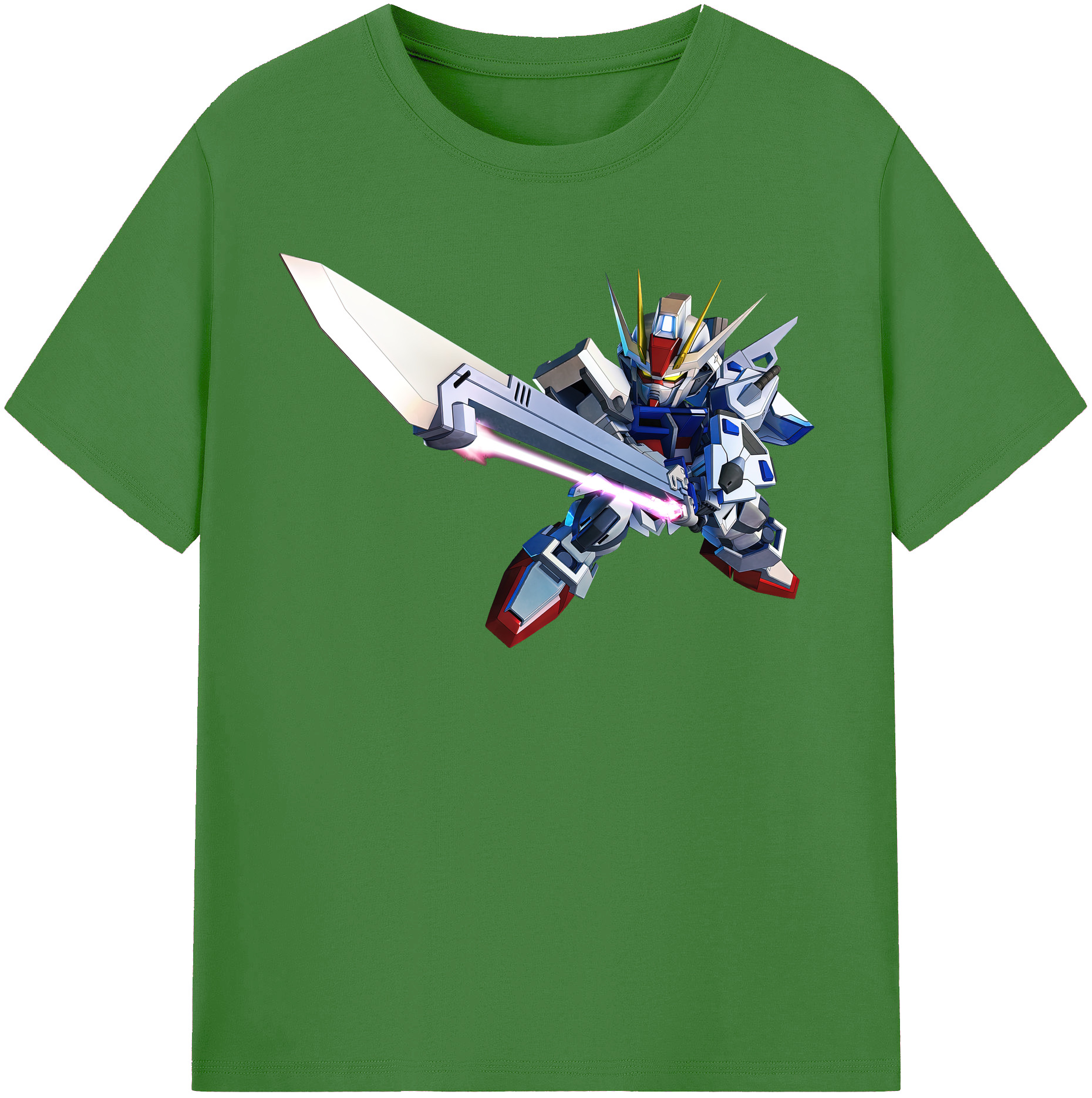 （画像用） 機動戦士ガンダム Mobile Suit Gundam レディースカジュアルプリントTシャツ（綿100％）